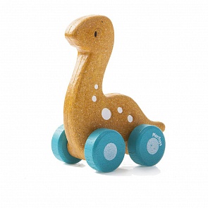 Машинка Динозавр, деревянная (Plan Toys, 5689k)